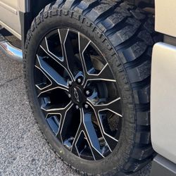 22x9 6x139 Snowflake Rines Y Llantas 33/1250/22