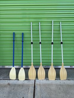 Inflatable raft oars