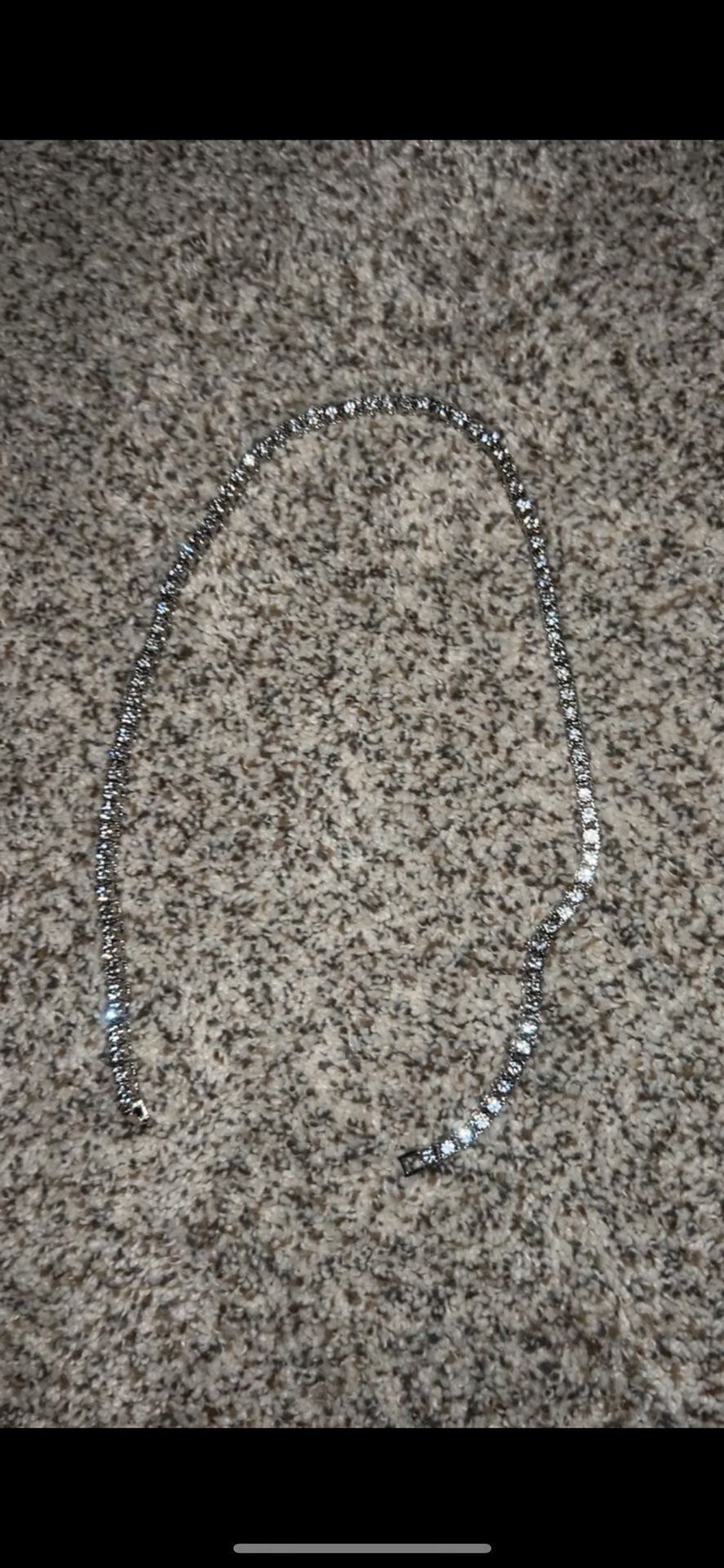 Silver Tennis Chain 18 Inch 4MM 