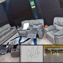 RECLINING FURNITURE! WOW! DELIVERY TODAY! ALL CREDITS WELCOME