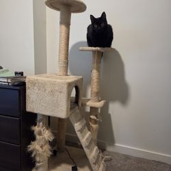 Medium Beige Cat Tree