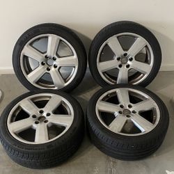 18 × 8: 43MM OFFSET: 5 SPOKE  RIMS & TIRES