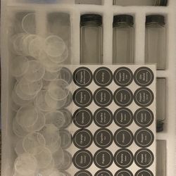 Glass Seasoning Jars