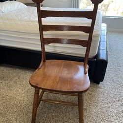 Wooden Desk Chair
