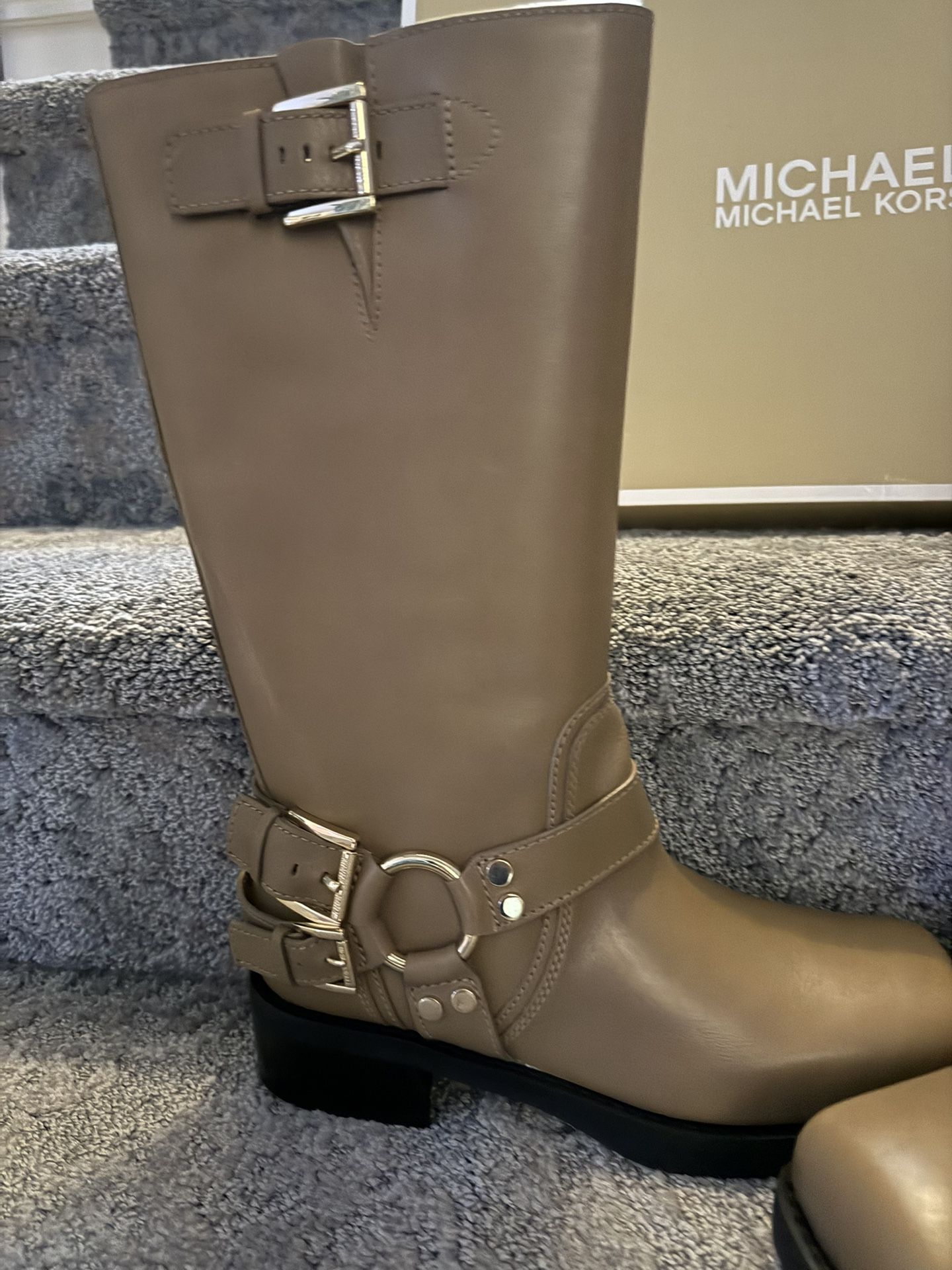 New Michael Kors Crosby Moto Boots