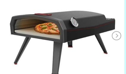 Shop Dyna-Glo 12 in. Portable Propane Gas Outdoor Pizza Oven in Black with Case, Pizza Peel and Pizza Cutter