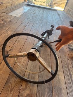 59-60 Chevy steering wheel and column