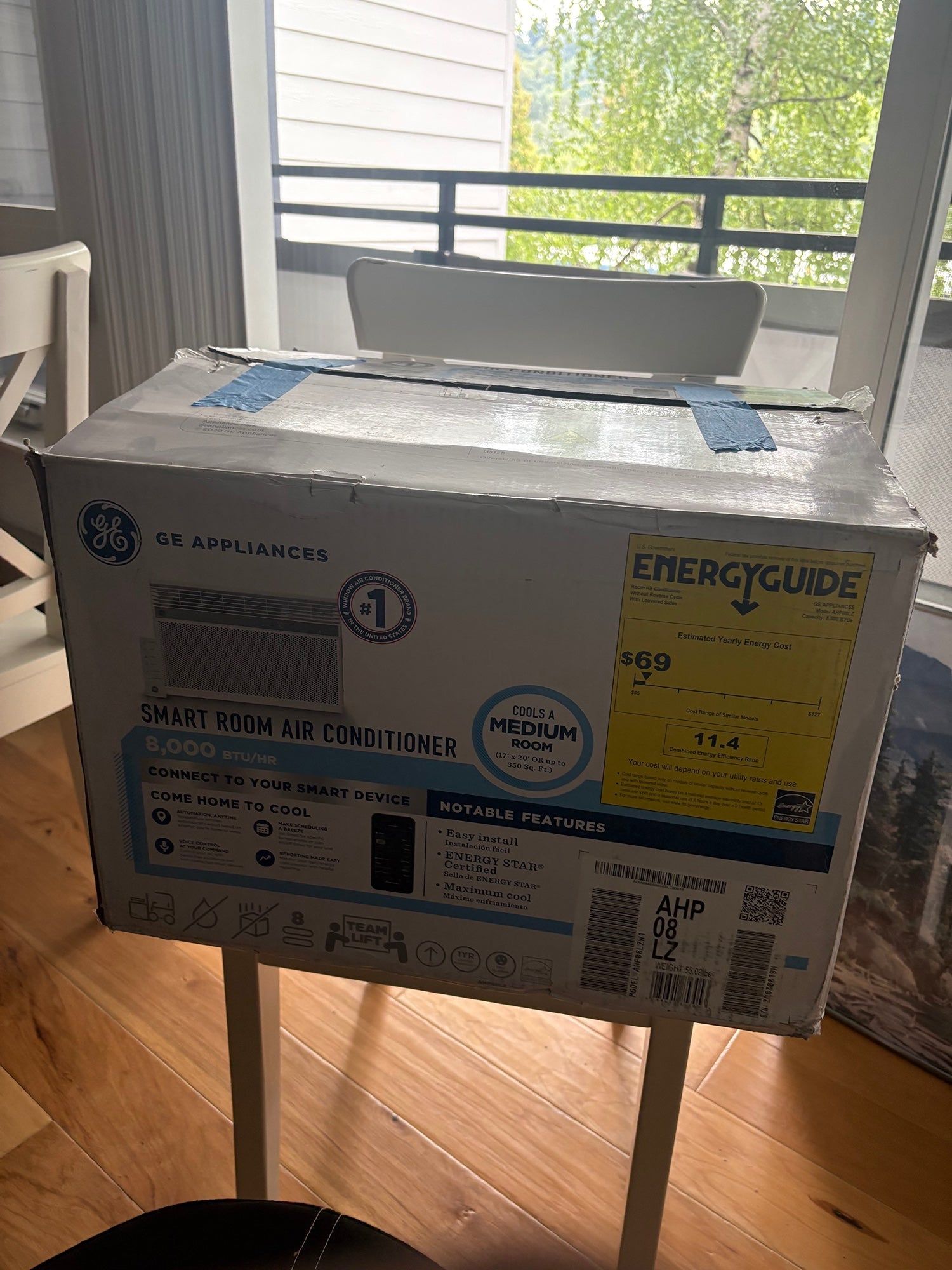 GE Appliances 8,000 BTU Smart Room Air Conditioner