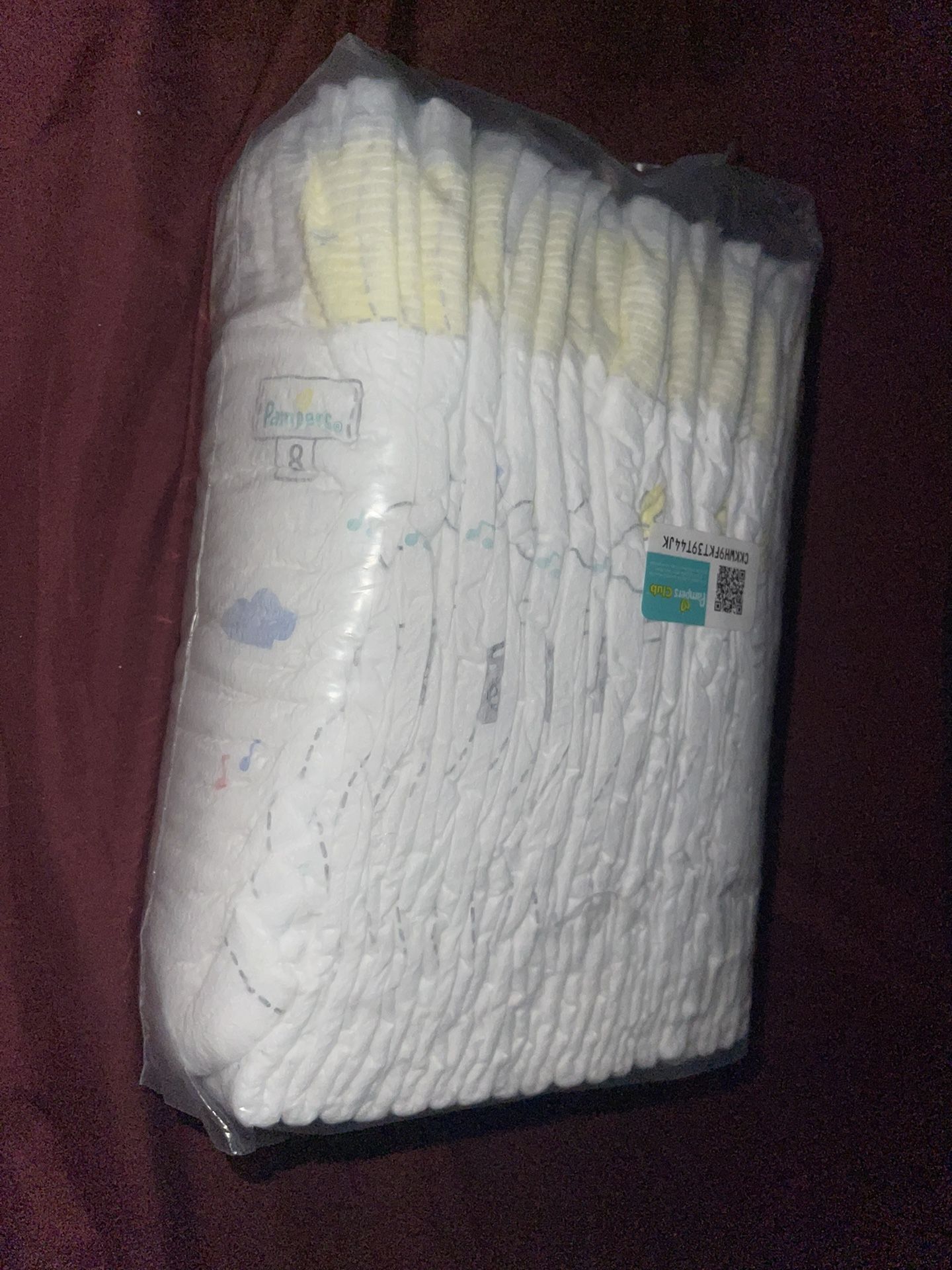 PAMPERS SIZE 8. -PRICE CUT-CUT-CUT..SAVE $$$