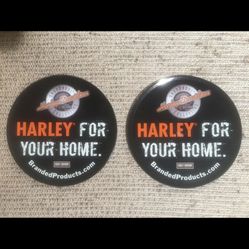 Harley Davidson Metal & Cork Coasters