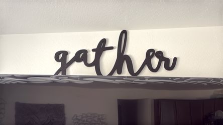 Black wall decor