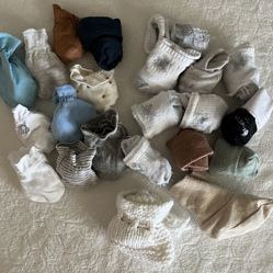 Baby Boy Mittens And Socks