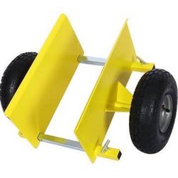 New Heavy Duty Panel Dolly Adjustable Door Dolly w/ Wheel 2 10" Pneumatic Wheels for Drywall Panels