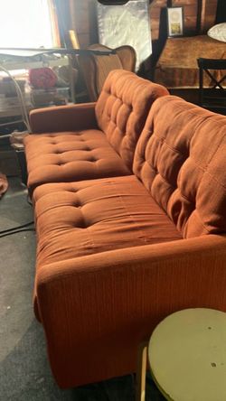 Comfy Orange Couch