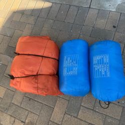 Slipping Bags And Camping Bed