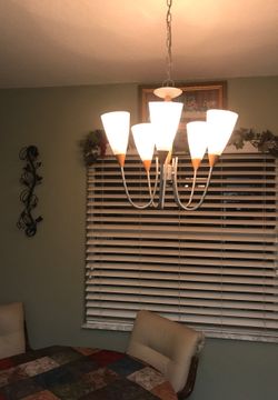 Hanging chandelier lamp