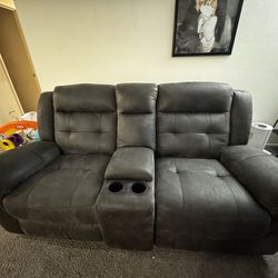 Double rocking recliner