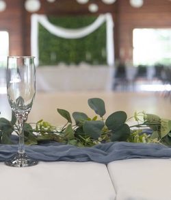 Dusky Blue Table Runners