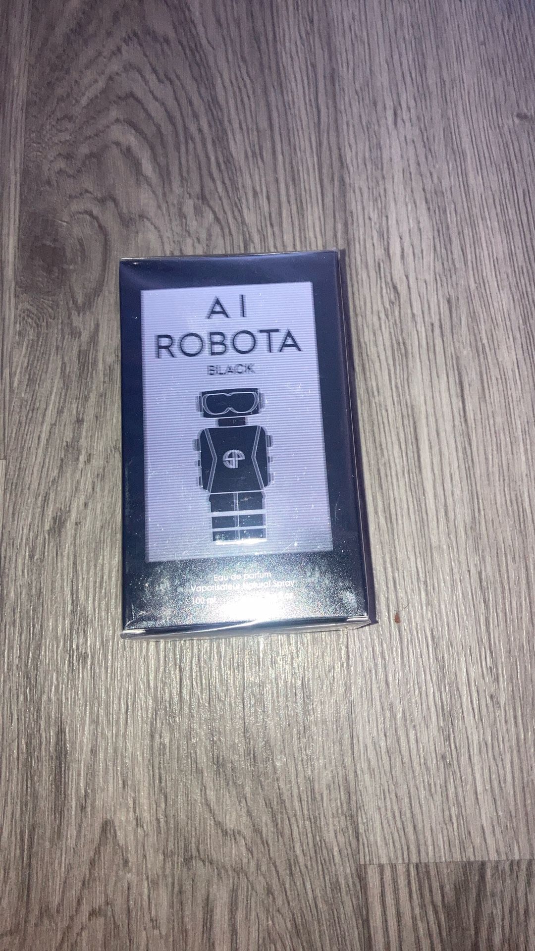 Men cologne AI robota black