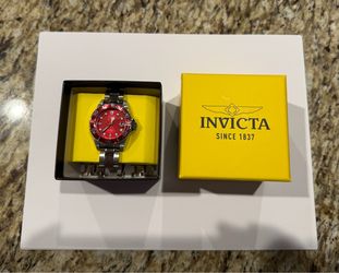Invicta Diver Watch with Red Dial