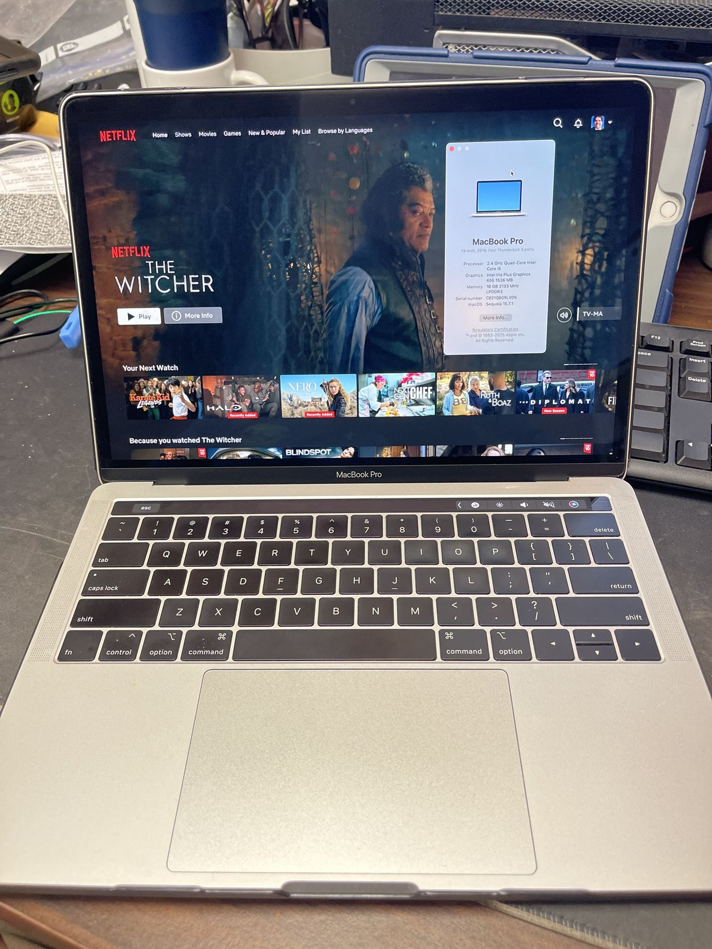 MacBook Pro Touchbar 2019