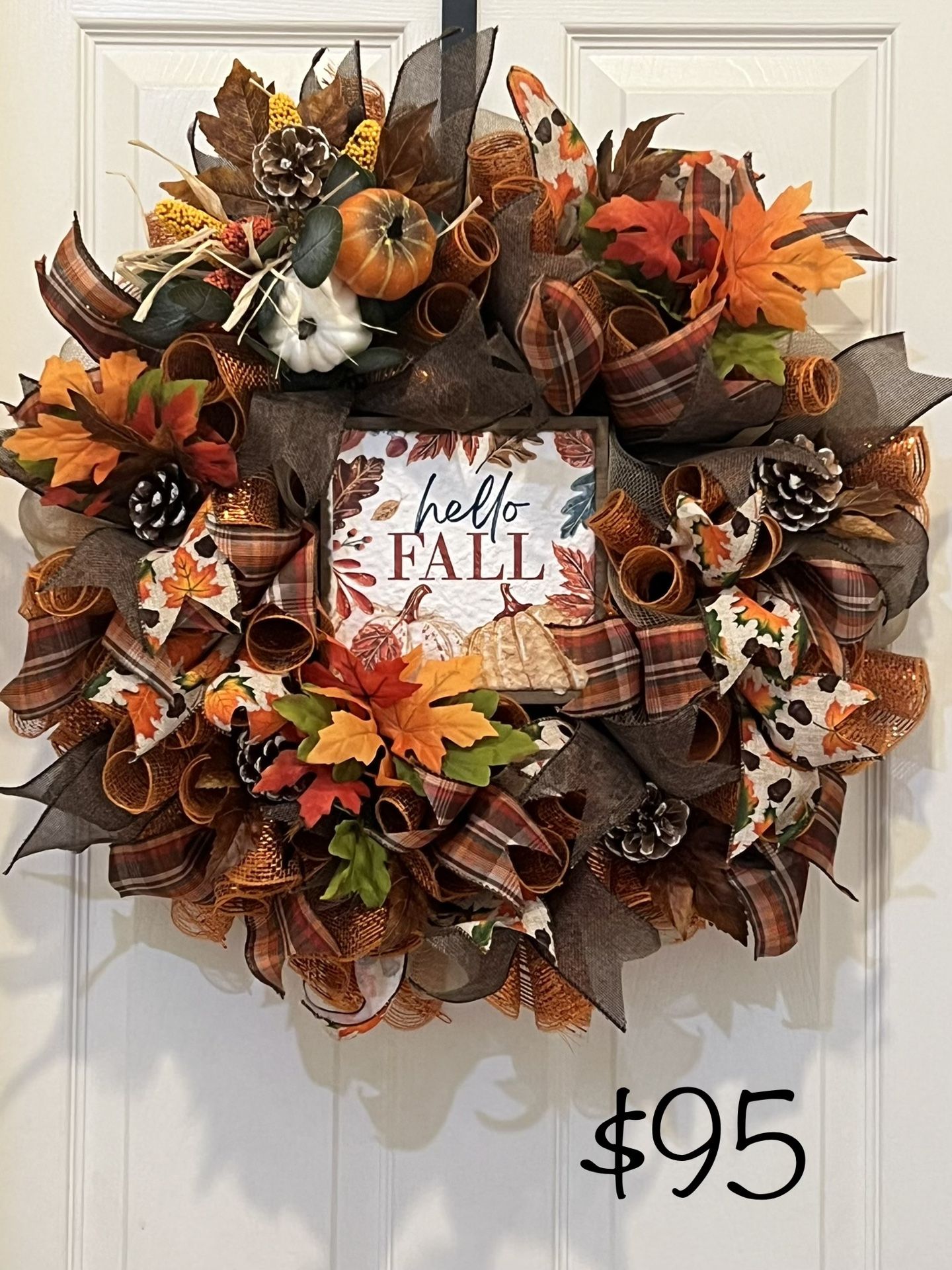 Fall Wreath $65