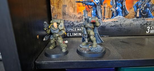 Warhammer 40K space marine Eliminators and Intercesors