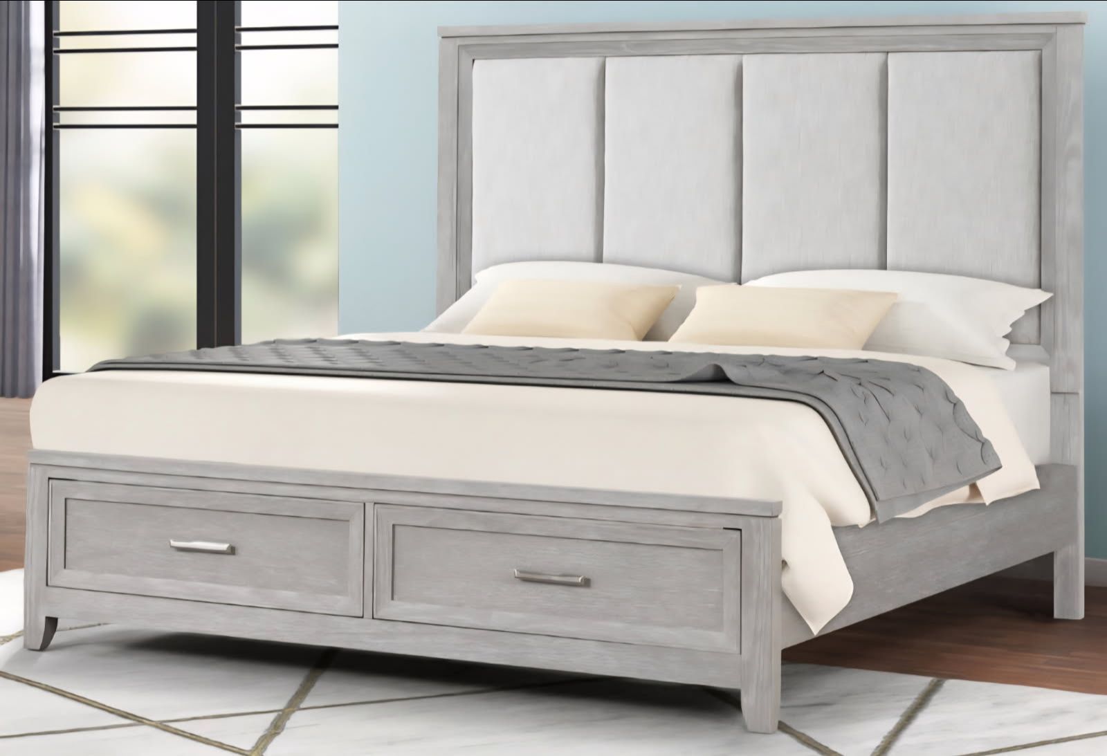 ⚡️FLASH SALE!⚡️Brand new queen size platform storage bedframe