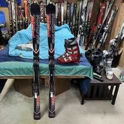Salomon Ski Package With Boots And Bindings 