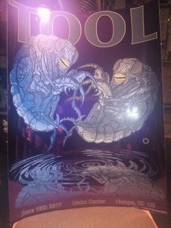TOOL concert poster 2017 Limited Edition Numbered 229/500