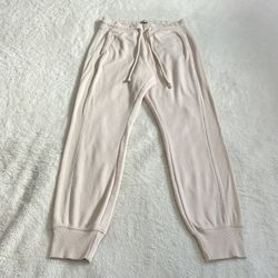 Gilly Hicks Cream Track Sweatpants