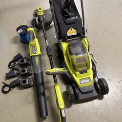 Ryobi Lawn Equipment Bundle