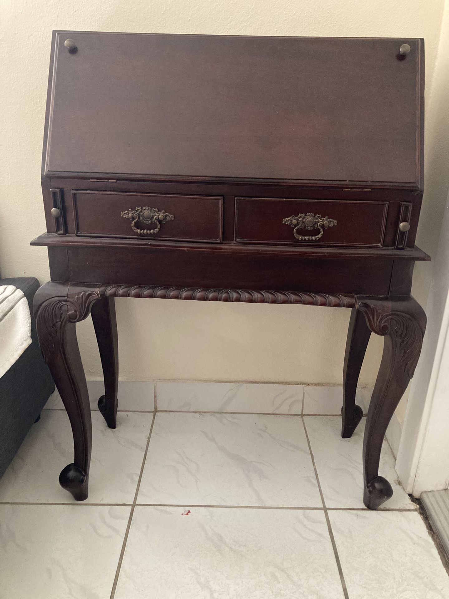 Antique Vintage Wooden Desk