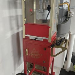 Nostalgia Vintage Professional Popcorn Cart 