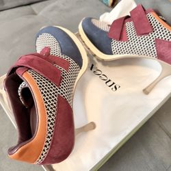 Sneex The Blake (Taupe/Burgundy/Size 7