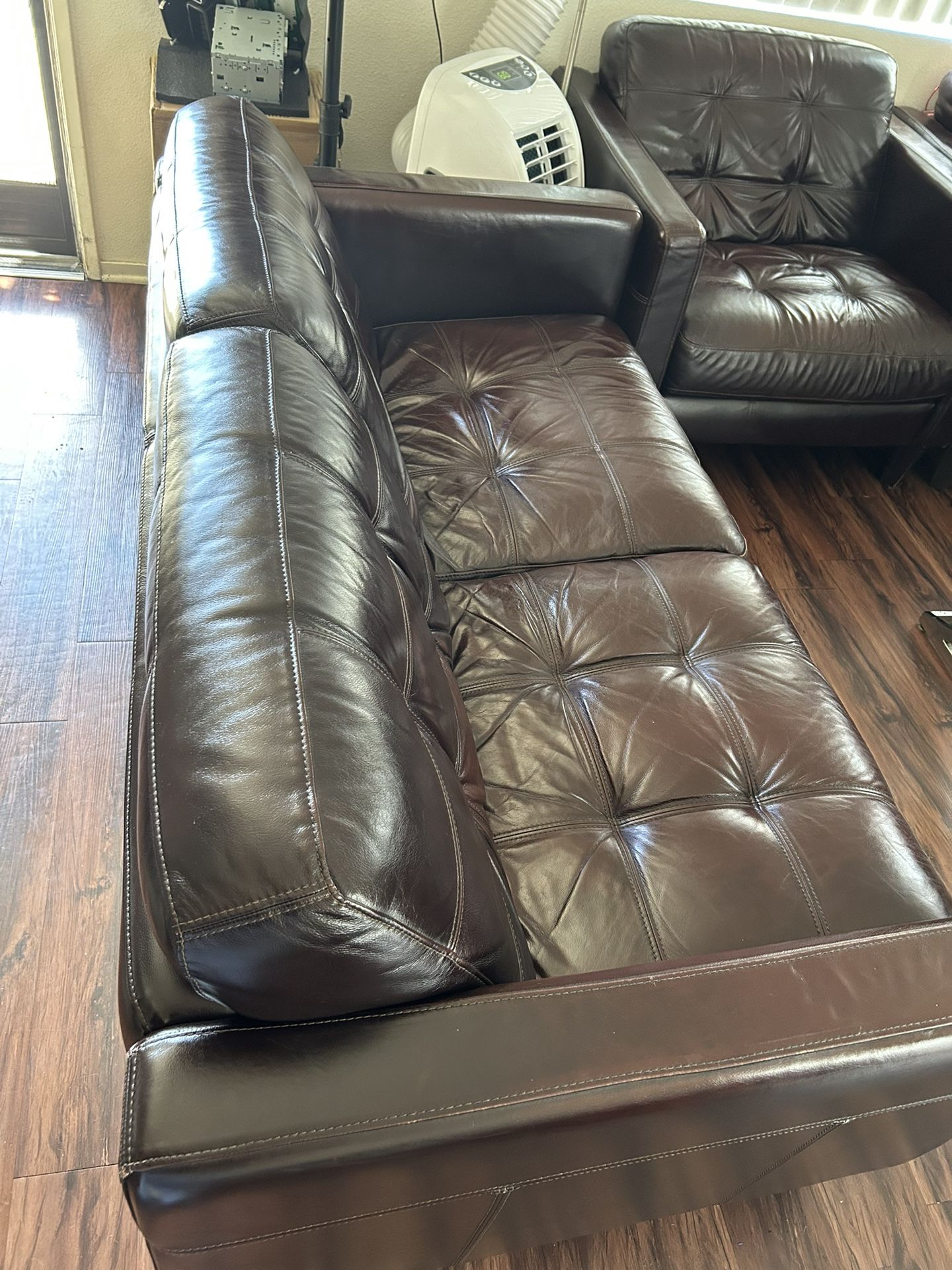 Leather Sofa Set 