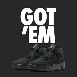 Jordan 4 Black Cat