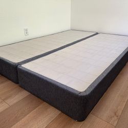 2 Twin Box Springs (Fits Queen Bed Frame)