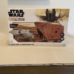 Star Wars the Mandalorian Rozor chest and sendcrawler set paper model kit
