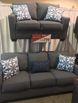 2Pc Sofa and Loveseat Set Black Friday Sale