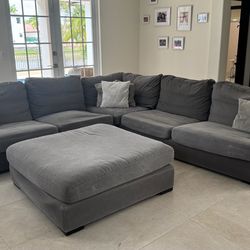 Light Gray Sofa Sectional From City Furniture
