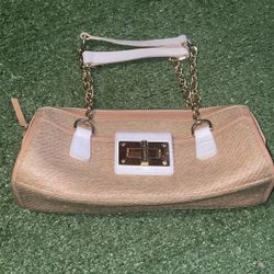 Ralph Lauren Gold Chain Basket Shoulder Bag Limited Classic Elegant Design 