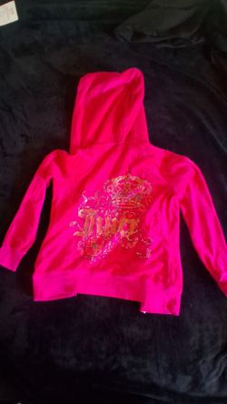 Girls Juicy Couture velour Hoodie