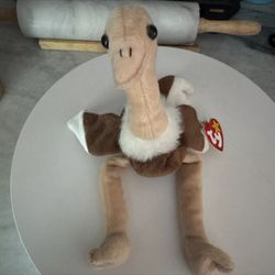 TY Beanie Baby – STRETCH the Ostrich 