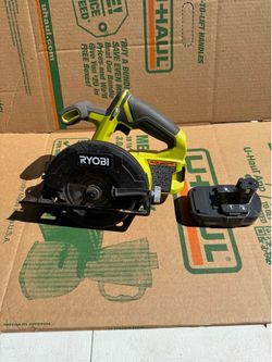 Ryobi circular saw w battery