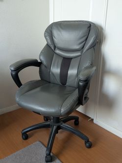 Gaming/Office Leather Chair (Gray)