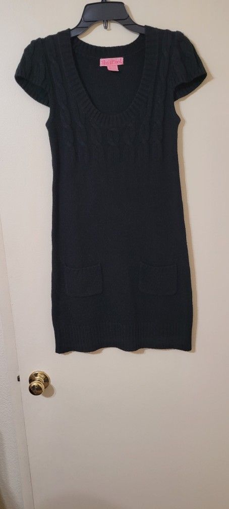 Cute Black Sweater Dress