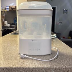 Bottle Sterilizer and Dryer, HIYAKOI Electric Steam Baby Bottle Sterilizer and Dryer, All-in-One Sterilizer 2 Layers Large for Baby Bottles, Parts & O