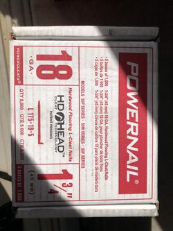 Powernail L-175-18-05 Hardwood Flooring L Cleat Nails