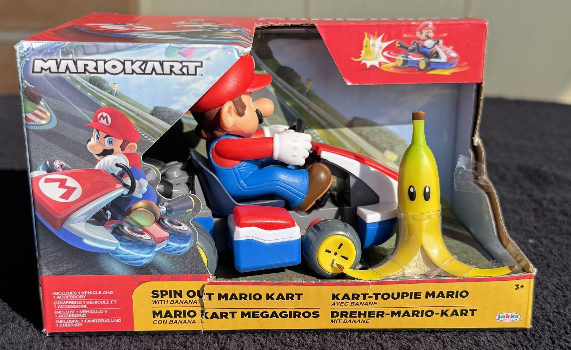NEW Mario Kart Spin Out Mario w/ Banana